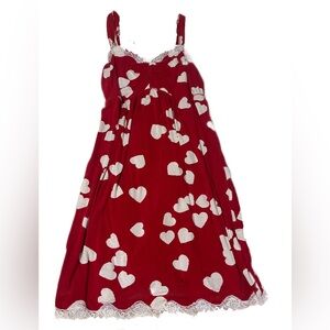 Women’s heart pave night gown